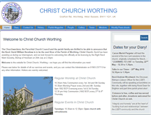 Tablet Screenshot of christchurchworthing.org.uk